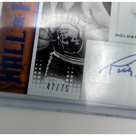 2020-21 Rick Barry Panini Chronicle Autograph Basketball Hall of Fame Card 47/75 - Picture 3 of 3